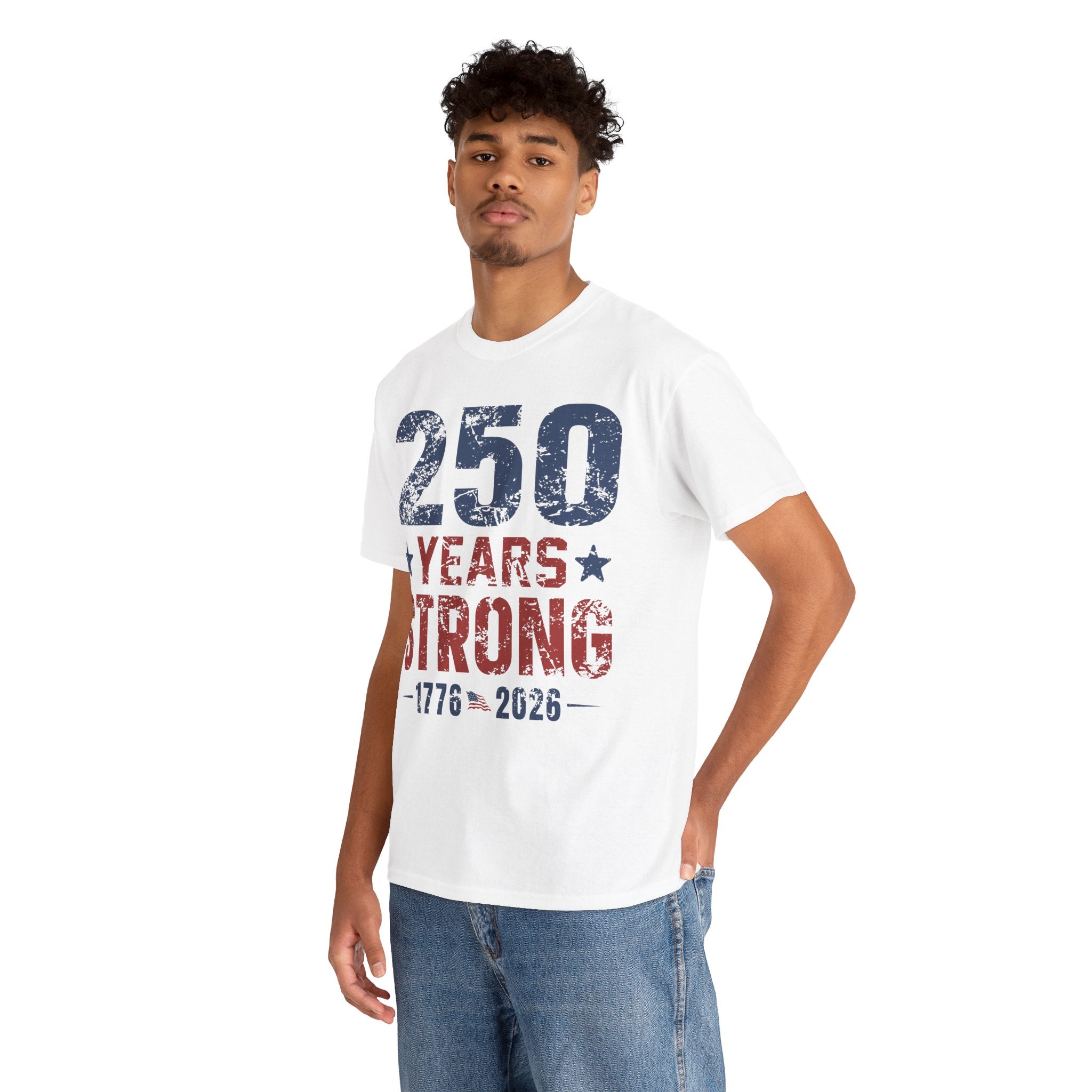 250 Years Strong Patriotic-Graph Tee