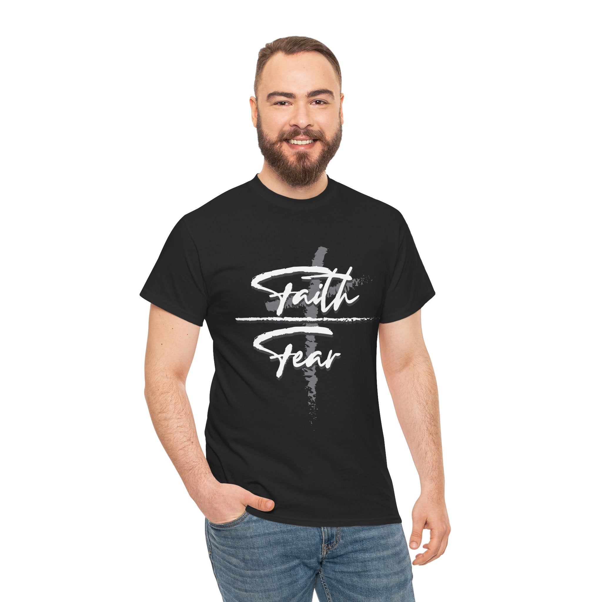 Faith Over Fear T-Shirt — Christian Inspirational Tee