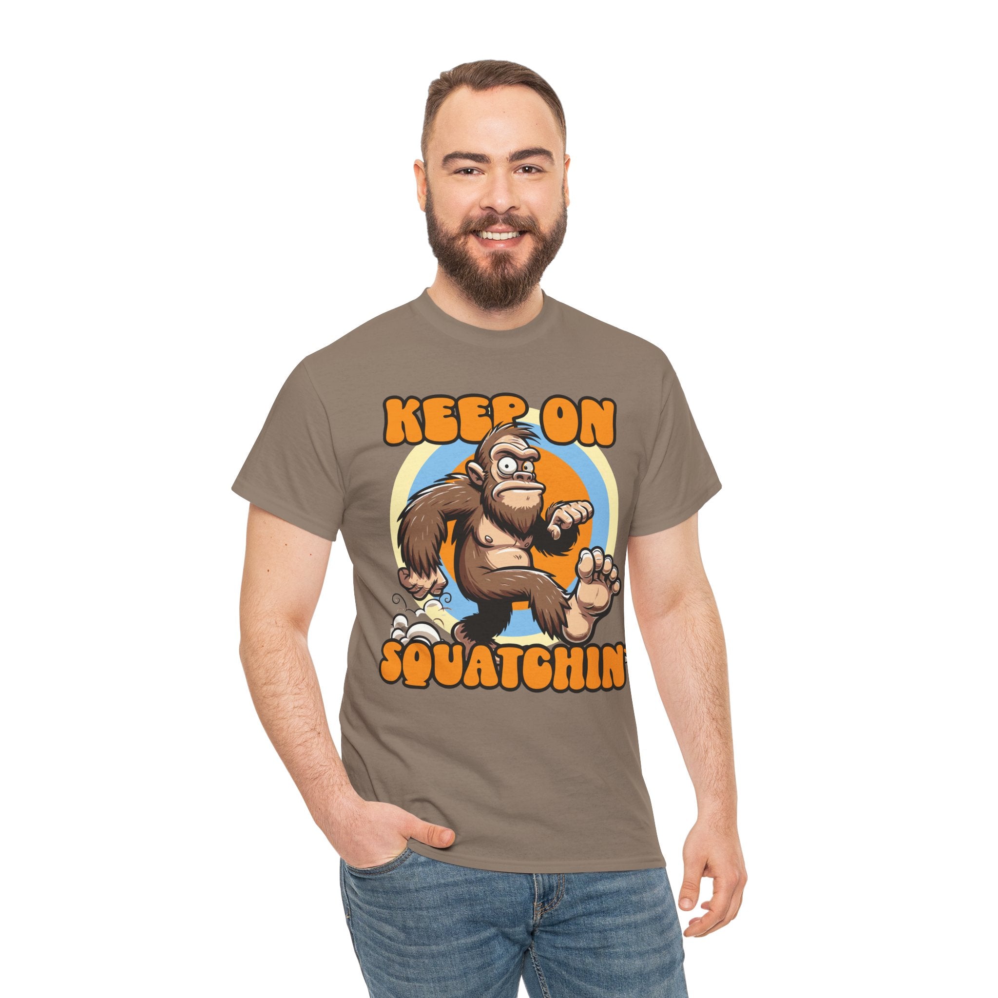Keep On Squatchin' Bigfoot T-Shirt — Funny Sasquatch Graphic Tee